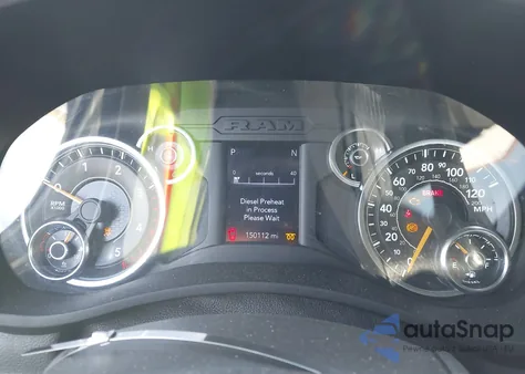 2021 Ram 2500 Big Horn 4X4 6'4 Box from USA, damaged, VIN 3C6UR5DL8MG653404